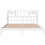 VidaXL vidaXL Bookcase Bed without Mattress Bed White Super King Solid Wood Pine 4