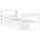 VidaXL vidaXL Bed Frame without Mattress White 75x190 cm Small Single Solid Wood Pine 3