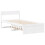 VidaXL vidaXL Bed Frame without Mattress White 75x190 cm Small Single Solid Wood Pine 5