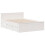 VidaXL vidaXL Bed Frame without Mattress&Headboard White 140x200 cm Solid Wood Pine 3