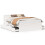 VidaXL vidaXL Bed Frame without Mattress&Headboard White 140x200 cm Solid Wood Pine 2