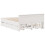 VidaXL vidaXL Bed Frame without Mattress&Headboard White 140x200 cm Solid Wood Pine 6
