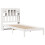 VidaXL vidaXL Bookcase Bed without Mattress Bed White Small Single Solid Wood Pine 3