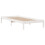 VidaXL vidaXL Bookcase Bed without Mattress Bed White Small Single Solid Wood Pine 5