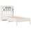 VidaXL vidaXL Bookcase Bed without Mattress White 75x190 cm Small Single Solid Wood Pine 3