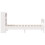 VidaXL vidaXL Bookcase Bed without Mattress White 75x190 cm Small Single Solid Wood Pine 5