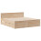 VidaXL vidaXL Bed Frame without Mattress with Headboard Super King Solid Wood Pine 3