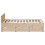 VidaXL vidaXL Bed Frame without Mattress with Headboard Super King Solid Wood Pine 5