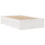 VidaXL vidaXL Bed Frame without Mattress with Drawers White Double Solid Wood Pine 3