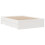 VidaXL vidaXL Bed Frame without Mattress&Drawers White King Size Solid Wood Pine 6