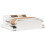 VidaXL vidaXL Bed Frame without Mattress&Headboard White Super King Solid Wood Pine 2