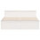 VidaXL vidaXL Bed Frame without Mattress&Headboard White Super King Solid Wood Pine 4