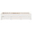 VidaXL vidaXL Bed Frame without Mattress&Drawers White Small Single Solid Wood Pine 5