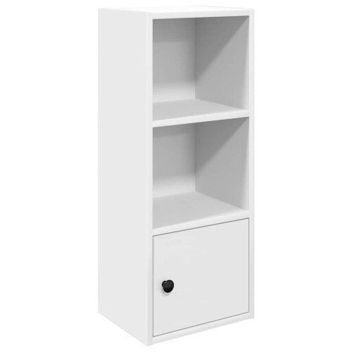 VidaXL vidaXL Bookcase White 31x24x77 cm Engineered Wood bookshelf book case 1