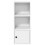 VidaXL vidaXL Bookcase White 31x24x77 cm Engineered Wood bookshelf book case 5