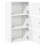 VidaXL vidaXL Bookcase White 40x24x77 cm Engineered Wood bookshelf book case 5