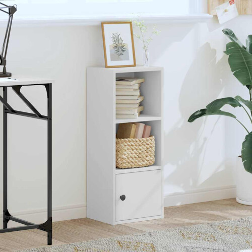 VidaXL vidaXL Bookcase White 31x24x77 cm Engineered Wood bookshelf book case 2