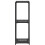 VidaXL vidaXL Storage Shelf Black 30x30x90 cm Poly Rattan 2