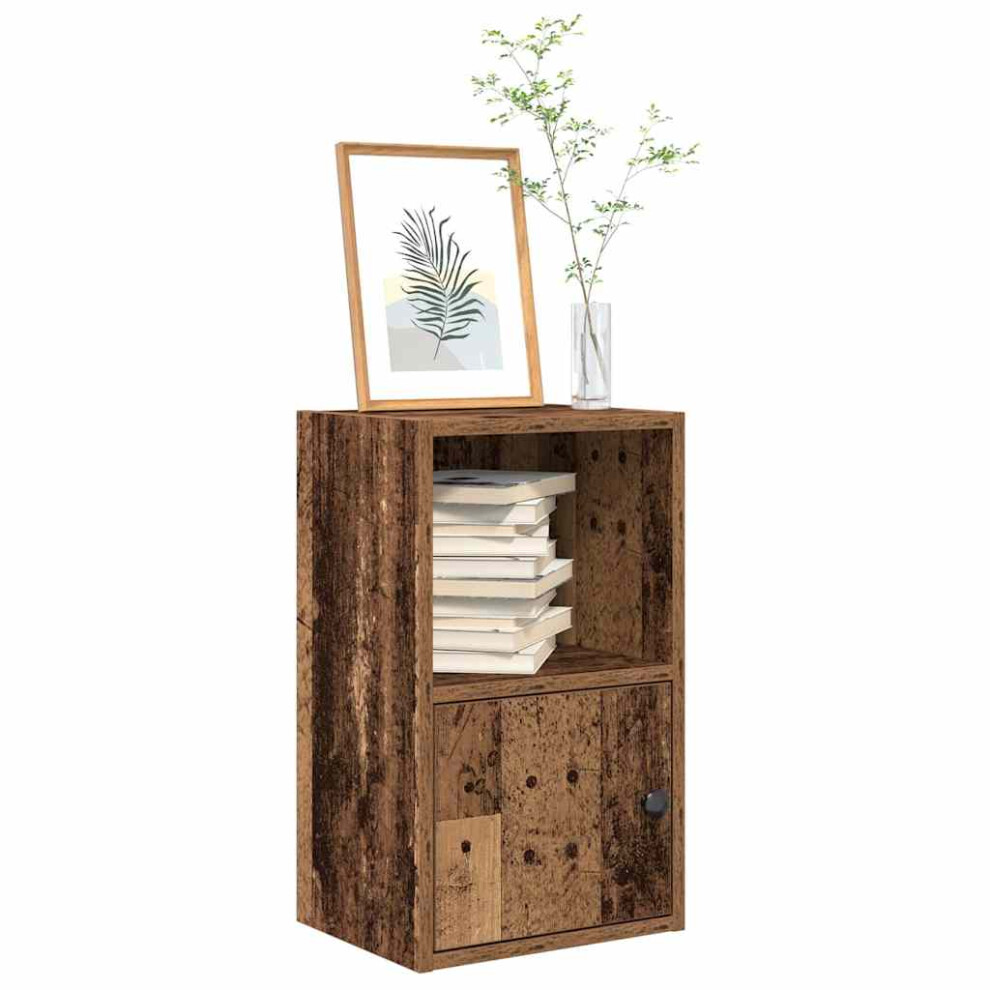 vidaXL Bookcase Old Wood 31x24x52 cm Engineered Wood