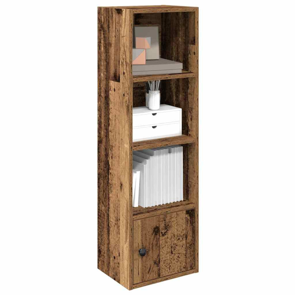 vidaXL Bookcase Old Wood 31x24x102 Cm Engineered Wood