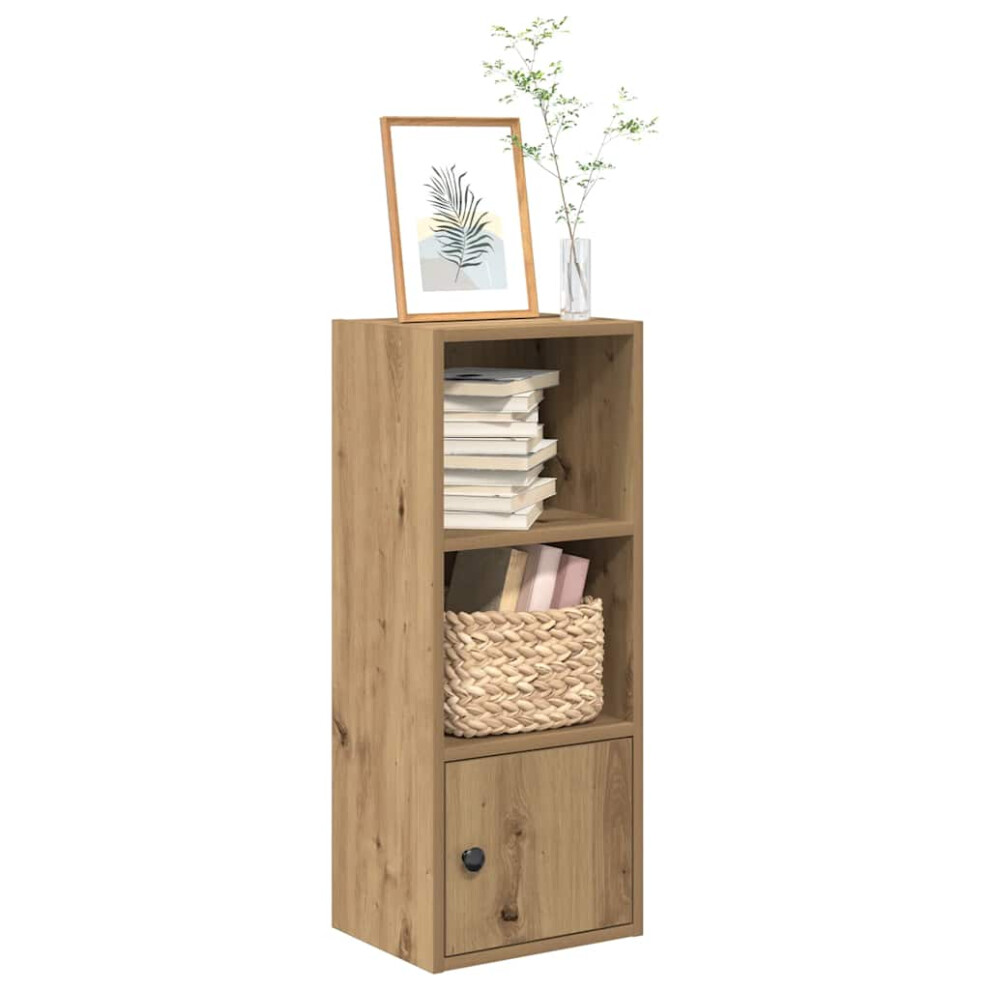 Vidaxl Bookcase Artisan Oak 31X24x77 Cm Engineered Wood Bookshelf Book Case