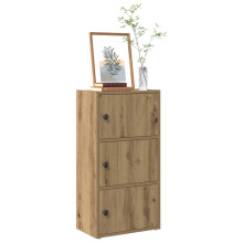 vidaXL Bookcase Artisan Oak 40x24x77 cm Engineered Wood bookshelf book case