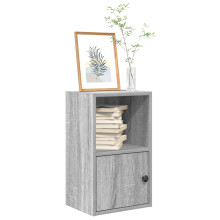 vidaXL Bookcase Grey Sonoma 31x24x52 cm Engineered Wood bookshelf book case