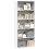 VidaXL vidaXL Book Cabinet Bookcase Storage Rack Bookshelf White Engineered Wood 3