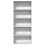 VidaXL vidaXL Book Cabinet Bookcase Storage Rack Bookshelf White Engineered Wood 4