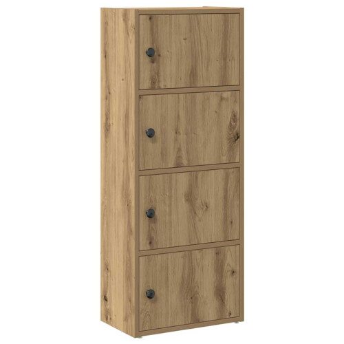 VidaXL vidaXL Bookcase Artisan Oak 40x24x102 cm Engineered Wood bookshelf book case 1