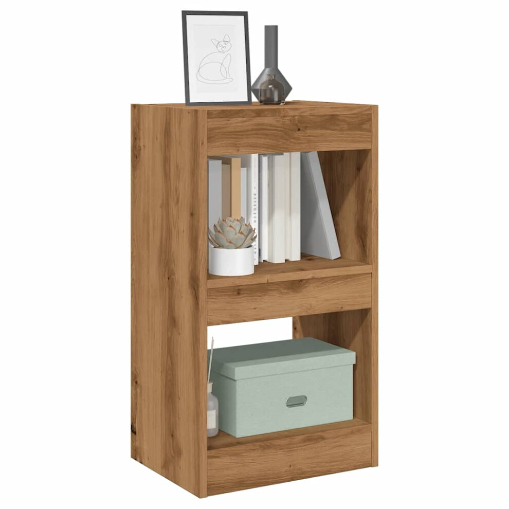 Vidaxl Book Cabinet/Room Divider Artisan Oak 40X30x72 Cm Room Divider