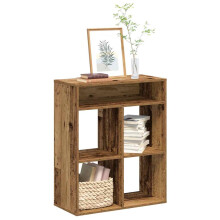 vidaXL Bücherregal Altholz-Optik 66x31x80 cm Holzwerkstoff