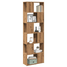 vidaXL Book Cabinet/Room Divider Artisian Oak 60x24x186 cm room divider