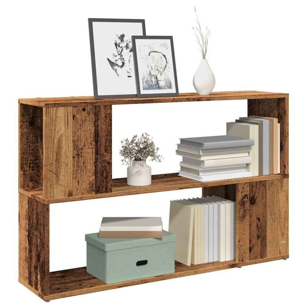 B&Q -  Book Cabinet Old Wood 100X24X63 Cm Engineered Wood - Image 3