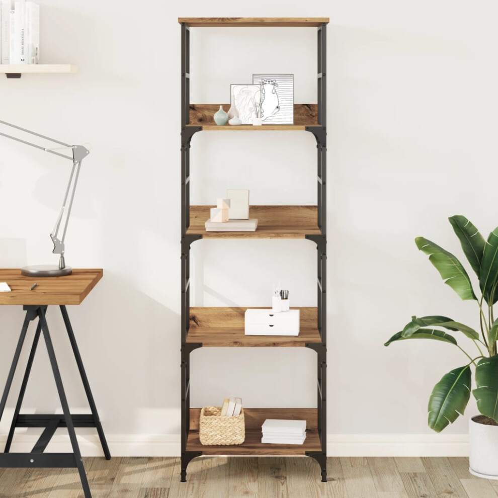 Vidaxl Bookshelf Artisan Oak 50X33x153 Cm Engineered Wood