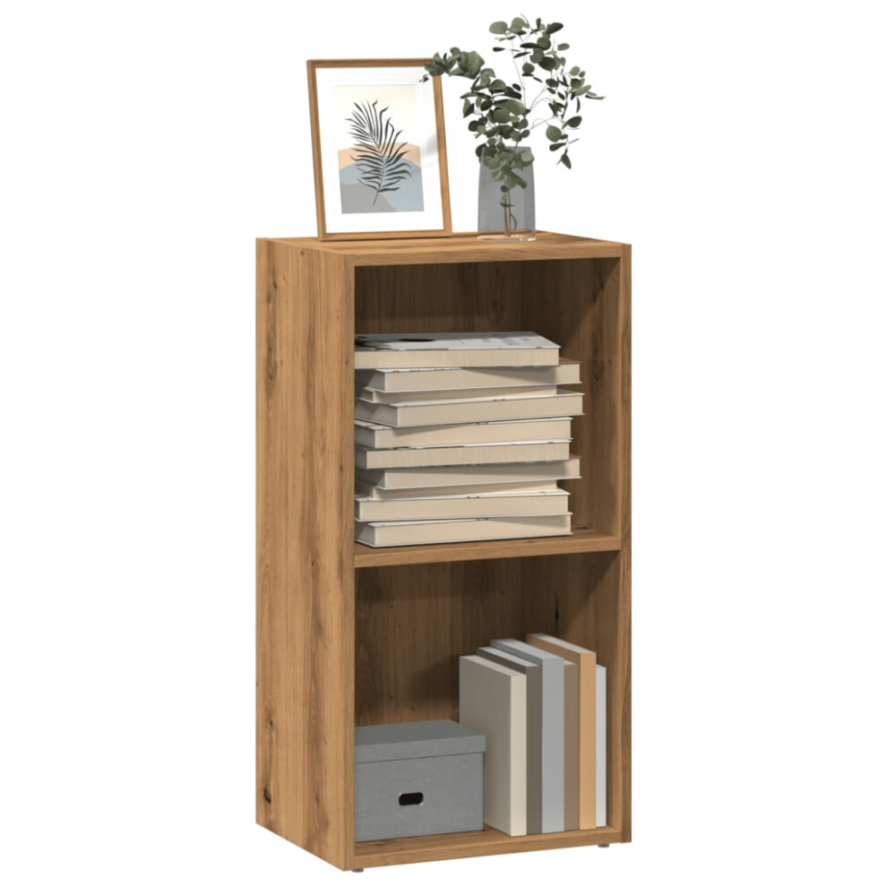 vidaXL Bookcase Artisian Oak 40x30x77 Cm Engineered Wood