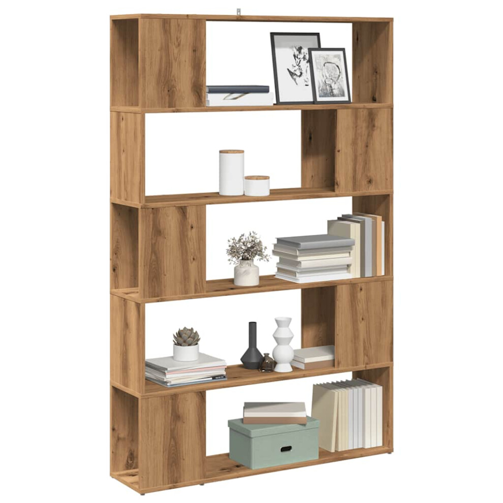 vidaXL Book Cabinet/Room Divider Artisan Oak 100x24x155 cm