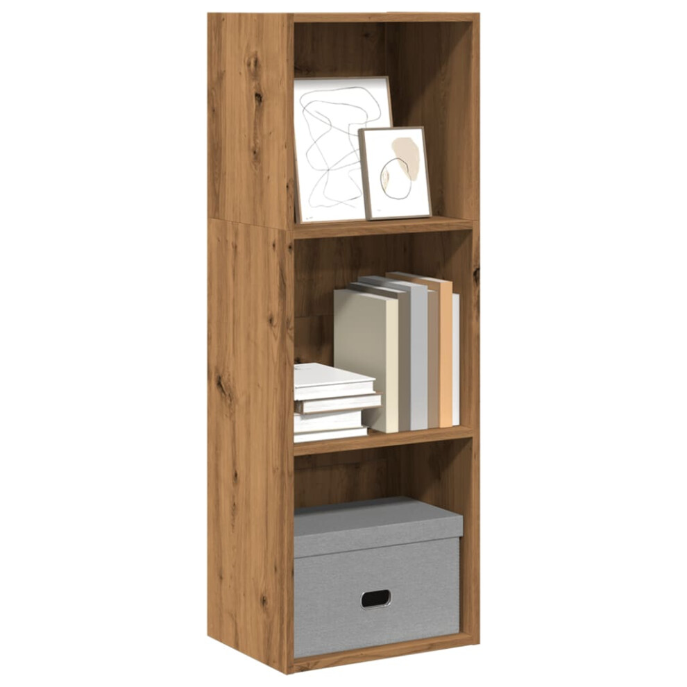 Vidaxl Bookcase Artisian Oak 40X30x114 Cm Engineered Wood