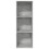 VidaXL vidaXL Bookcase Storage Rack Cabinet Bookshelf Concrete Grey Engineered Wood 4