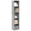 VidaXL vidaXL Bookcase Storage Rack Cabinet Bookshelf Concrete Grey Engineered Wood 1