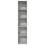 VidaXL vidaXL Bookcase Storage Rack Cabinet Bookshelf Concrete Grey Engineered Wood 4