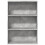 VidaXL vidaXL Bookcase Storage Rack Cabinet Bookshelf Concrete Grey Engineered Wood 4