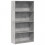VidaXL vidaXL Bookcase Storage Rack Cabinet Bookshelf Concrete Grey Engineered Wood 2