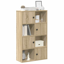 vidaXL Bookcase Sonoma Oak 60x24x101.5 cm Engineered Wood bookshelf book case