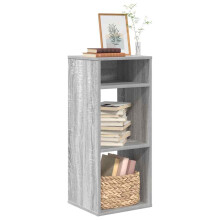 vidaXL Book Cabinet Grey Sonoma 34x31x80 cm Engineered Wood storage cabinet