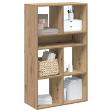 vidaXL Book Cabinet Artisan Oak 66x31x112 cm Engineered Wood storage cabinet