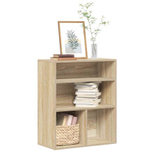vidaXL Book Cabinet Sonoma Oak 60x30x71.5 cm Engineered Wood storage cabinet
