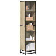 vidaXL Book Cabinet Sonoma Oak 40x35x170.5 cm Engineered Wood bookcase