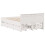 VidaXL vidaXL Bed Frame without Mattress with Headboard White 120x190 cm Small Double Solid Wood Pine 6