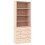 VidaXL vidaXL Bookcase Book Shelf Display Cabinet with Drawers ALTA Solid Wood Pine 2